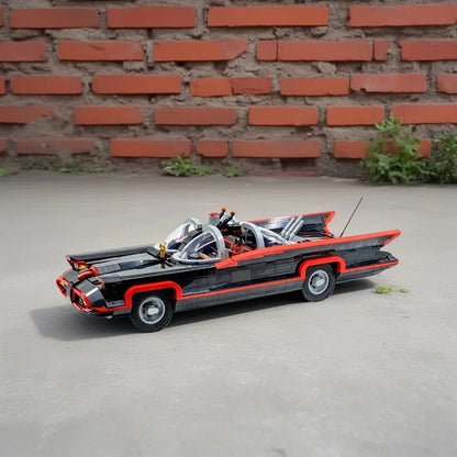 1800PCS Block Technical 1960s Classic TV Bat-Car Speed Collection Vehicle Model Building Blocks Bricks Toys Boys Gift Birthday