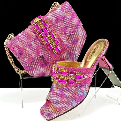 Glamoré™ – Camouflage Heels & Clutch Set