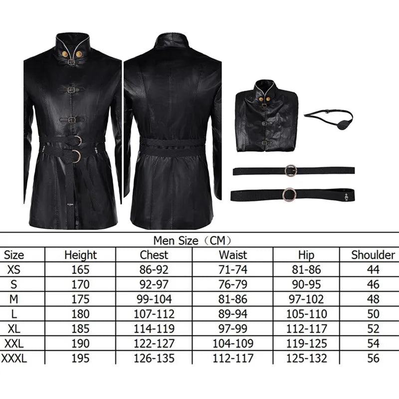 TV Dragon Aemond Cosplay Belt Eyemask Prince Costume Fantasia Adult Men Coat Outfits Halloween Carnival Party Suit