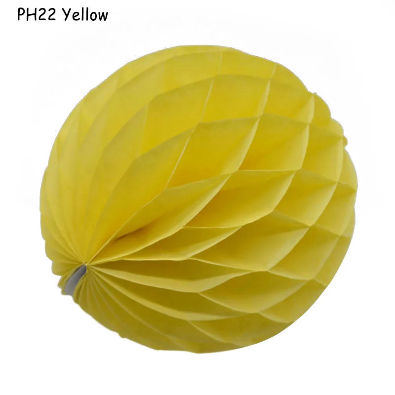 5pcs/lot 10/15cm Decorative Paper Honeycomb Ball Pastel Flower Wedding Kid Birthday Party Decoration Baby Shower Supplies8Z