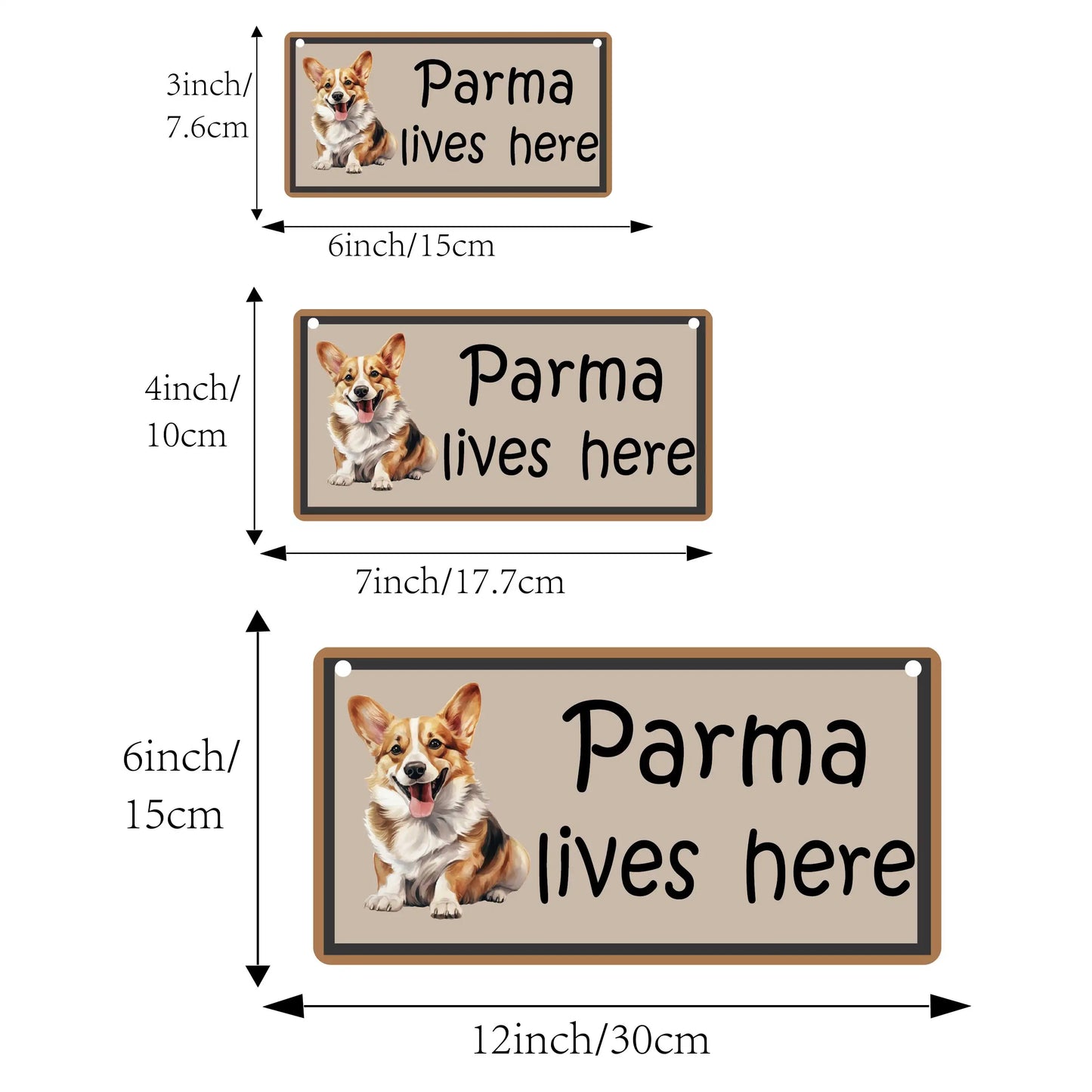 1PC Gorgeous Personalized Text Garden Wall Plaque Plaque Home And Lifestyle Accessories