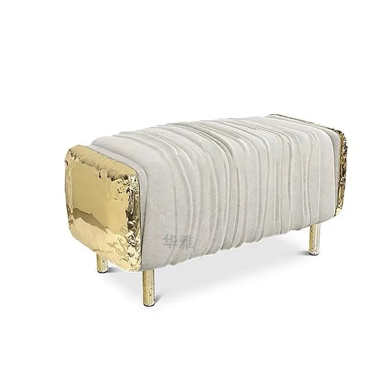 Room Decor Nordic Step Stool Luxury Space Saving Fashion Aesthetic Waiting Modern Foot Stool Unique Tabouret Salon Furniture