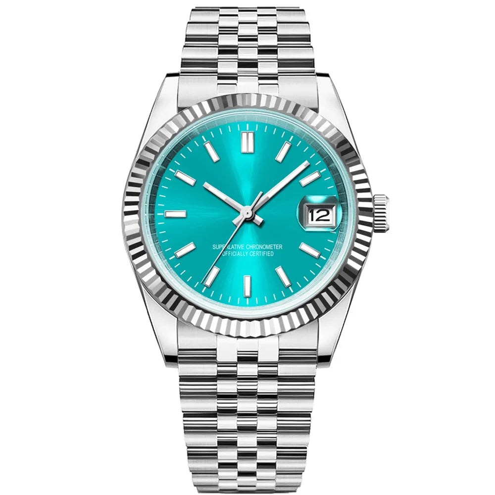 36/39mmCustom Logo  Watches Men's Luxury Automatic Mechanical Wristwatch Sapphire Glass Stainless Steel Waterproof Watch