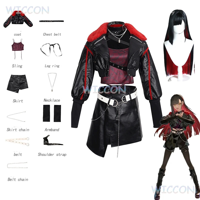 Project Sekai Colorful Stage ULTRA C Kohane An Akito Toya Cosplay Costume Wig Cover Rekka Outfit VBS Uniforms Team Rolpleay Suit