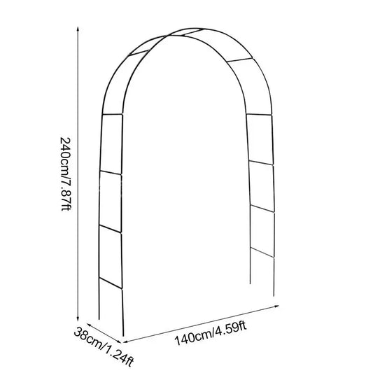 Wedding Arch Balloon Stand Garden Gazebo Shaped Vine Rack Metal Flower Rack Arch Plant Climbing Rack Birthday Party Decorations