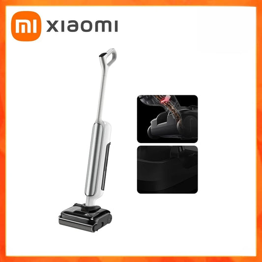 XIAOMI MIJIA Wireless Anti-tangle Floor Washer 4Pro Wet And Dry Vacuum Cleaner For Home Self Cleaning Crawler Roller Brush Mop