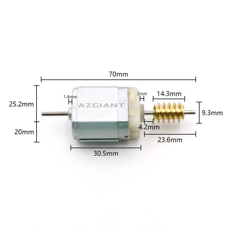 AZGIANT for Nissan 370Z Steering Wheel Column Actuator Lock Motor DC 0.181 A 17900RPM Carbon Brush Micro  DIY Hobbies Tools