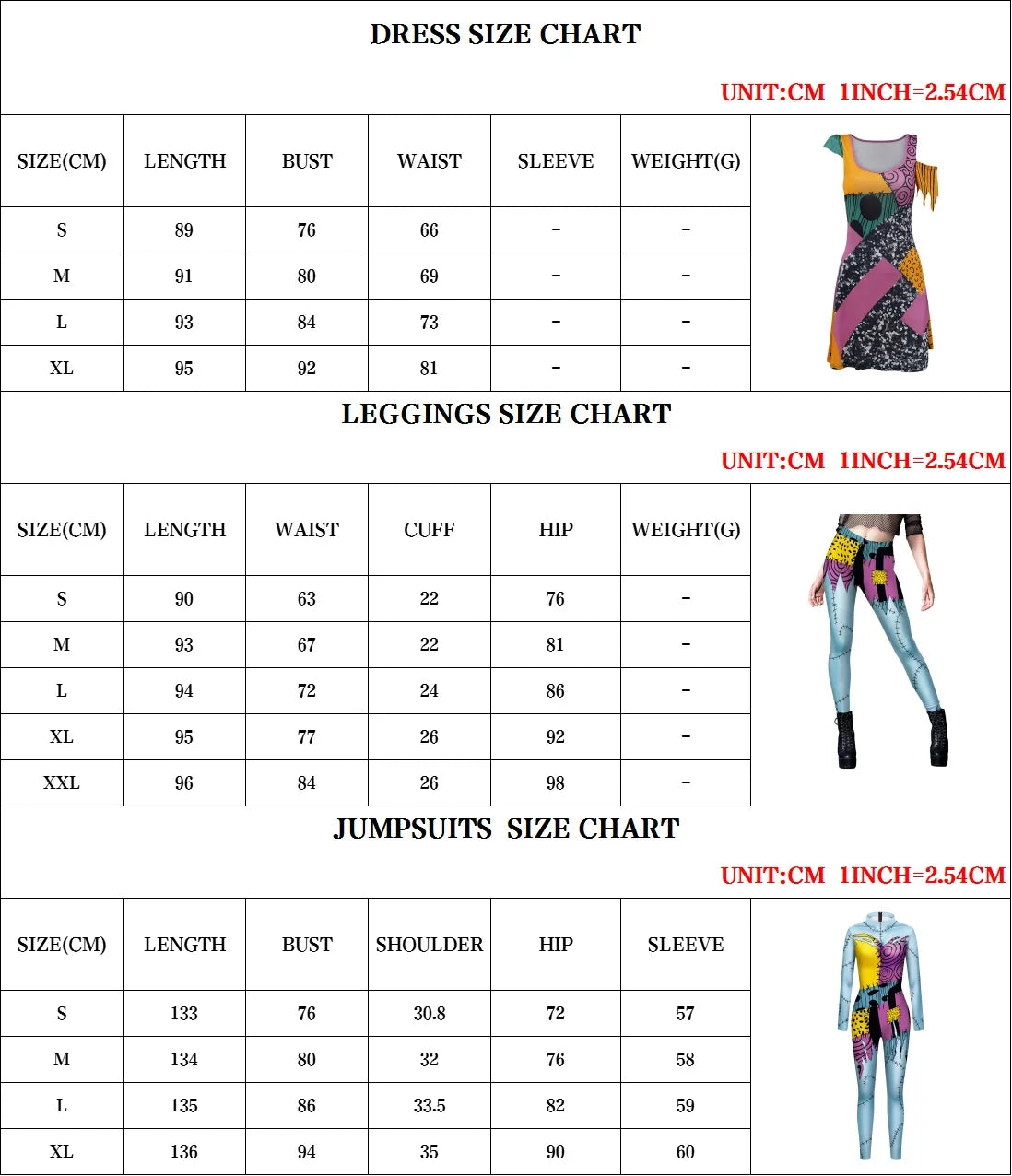 Party Adult Woman Disguise Sally Dress Leggings Cosplay Movie Scary Gothic Jumpsuit Role Play Carnival Halloween Costumes