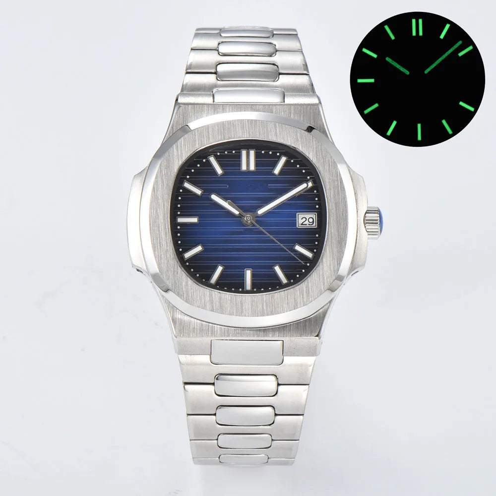 43mm fashional NH35 automatic wristwatches for men paired with 316L stainless steel bracelet and Japan NH35 automatic movement