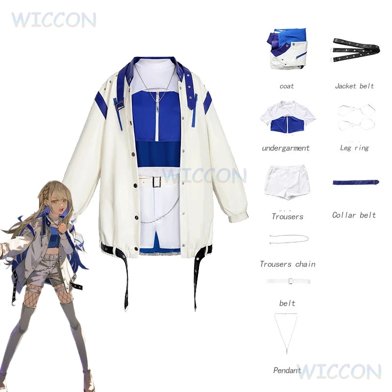 Project Sekai Colorful Stage ULTRA C Kohane An Akito Toya Cosplay Costume Wig Cover Rekka Outfit VBS Uniforms Team Rolpleay Suit