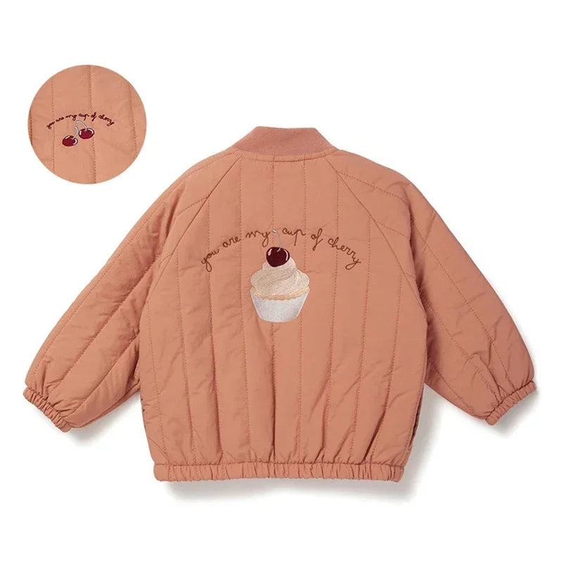 Autumn Winter Children's Warm Cotton Jackets Baby Fleece Kids Clothes 1-6Y Toddler Girl Boy Outerwear Coat
