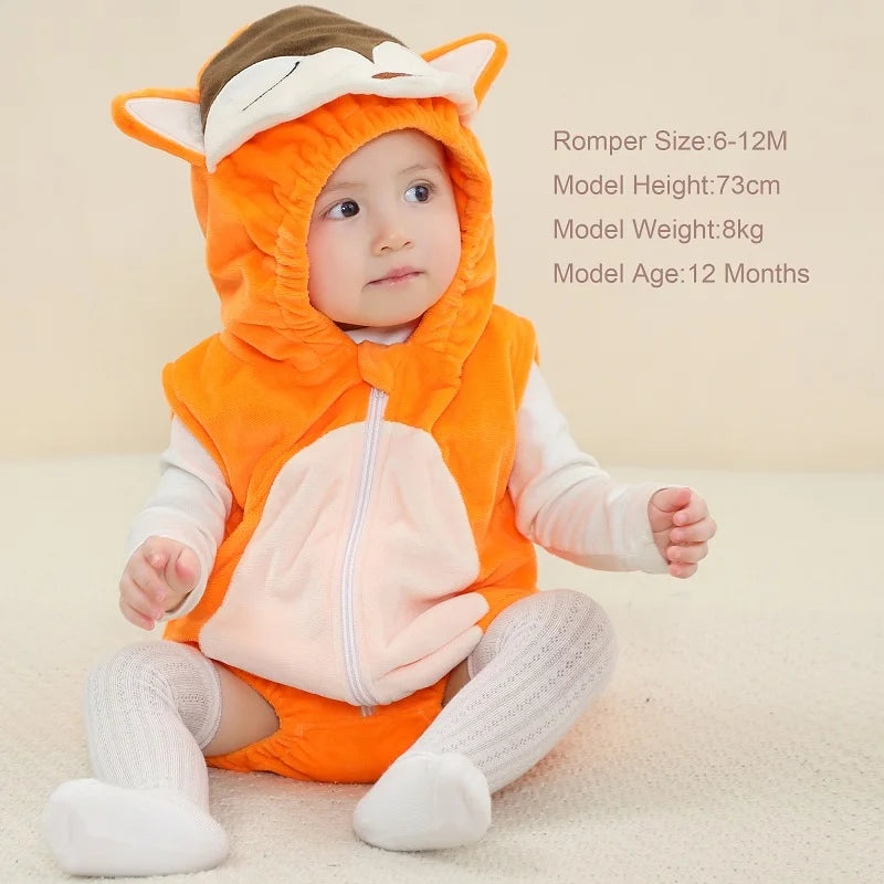 MICHLEY Carnival Baby Romper Bodysuit Sleeveless Newborn Clothes Infant Toddler Clothing Halloween Photography Prop For Boy Girl