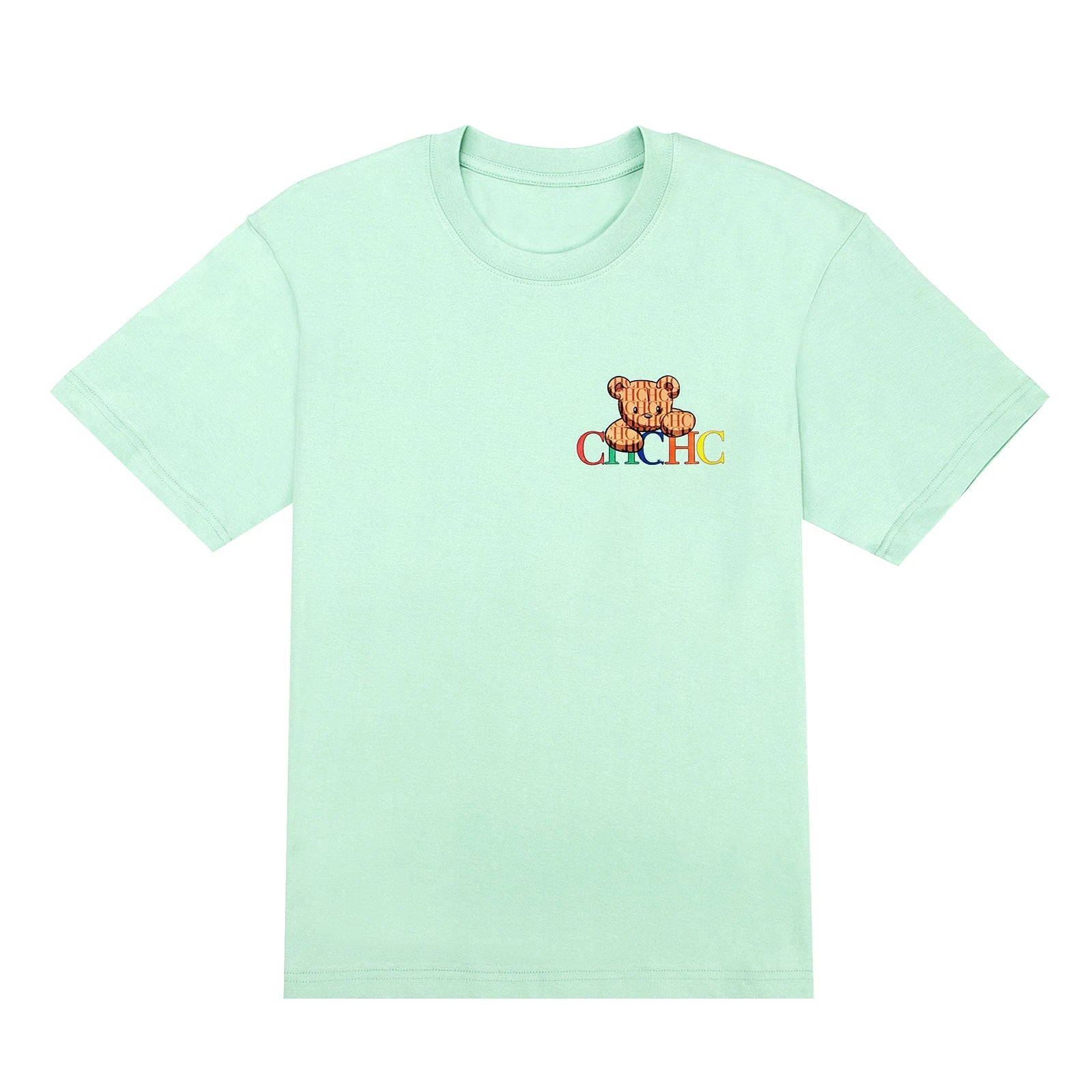 Minimalist Bear Commute Tee 230g Cotton Drop Shoulder Light Luxury Office Casual Subtle Versatile Top Women