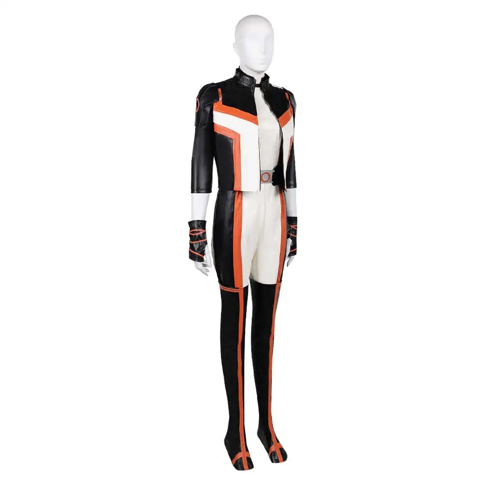 Women Hawkgirl Costume 2025 Jumpsuit Fantasia TV Shiera Cosplay Sanders Coat Gloves Belt Outfits Halloween Carnival Party Suit