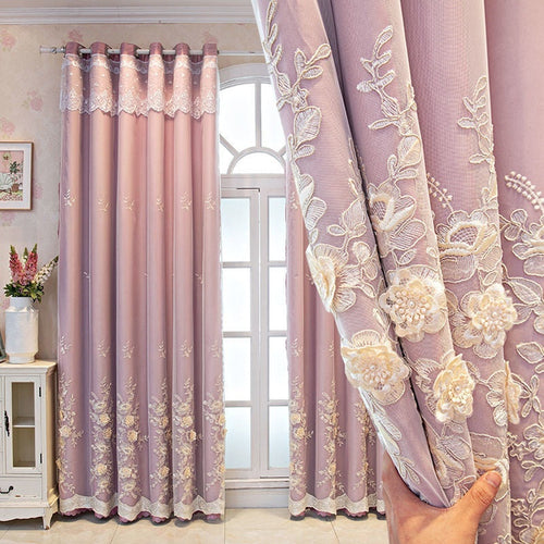 Veloria™ – Double Open Curtain Set – Magnolia Elegance Edition