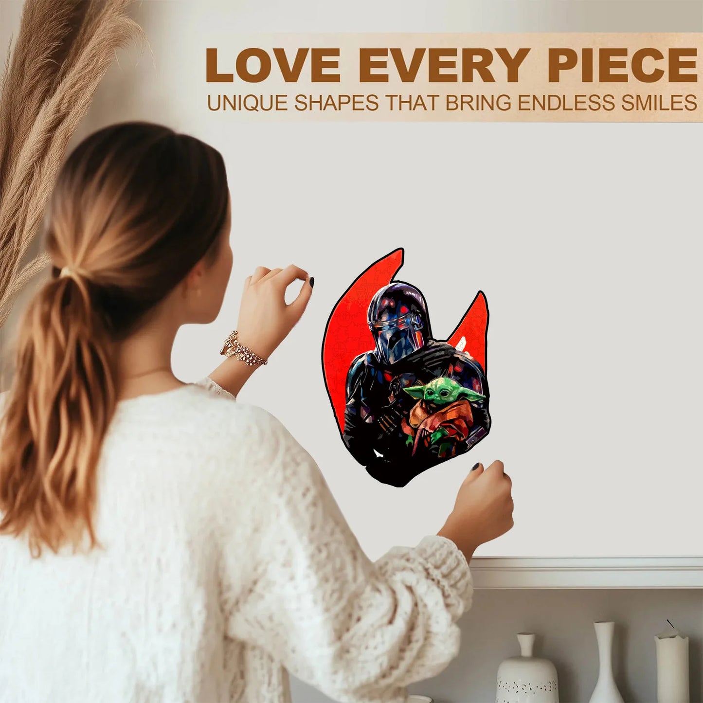 Disney Alien Manloda People And Big Eared Glogu jigsaw Wooden Puzzle Is The Best Christmas Gift For Children Family And Friends