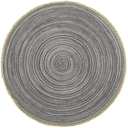 1pcs Christmas Round Kitchen Durable Insulated Mat High Quality Polyester Placemat Washable Table Mats for Dining Table