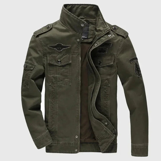 Men's Jacket Workwear Style Regular Length Loose Fit Chinese Brand Outdoor Flight Special Forces Uniform Large Size Casual Coat
