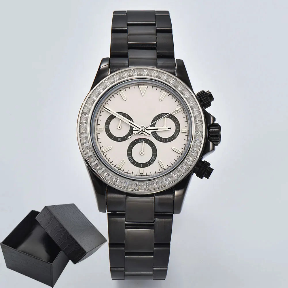 4613 WATCH man sapphire Glass GEM customized automatic mechanical watch 39.3mm  7750Amovement chronograph watch Waterproof 10ATM