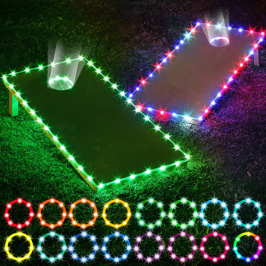 Outdoor Games Cornhole Lights