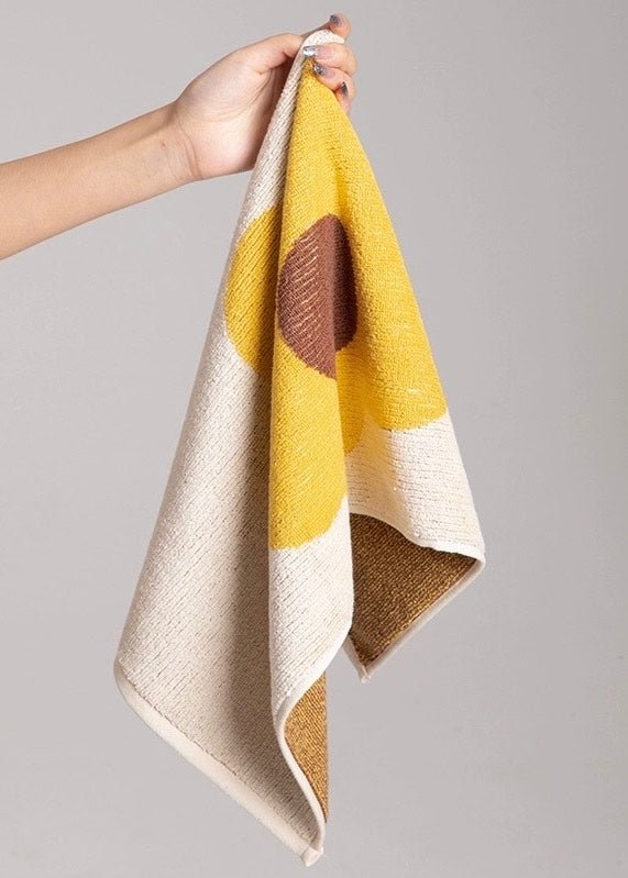Cute Whimsical Sunflower Bath Towel - Ultra Soft & Absorbent Staple