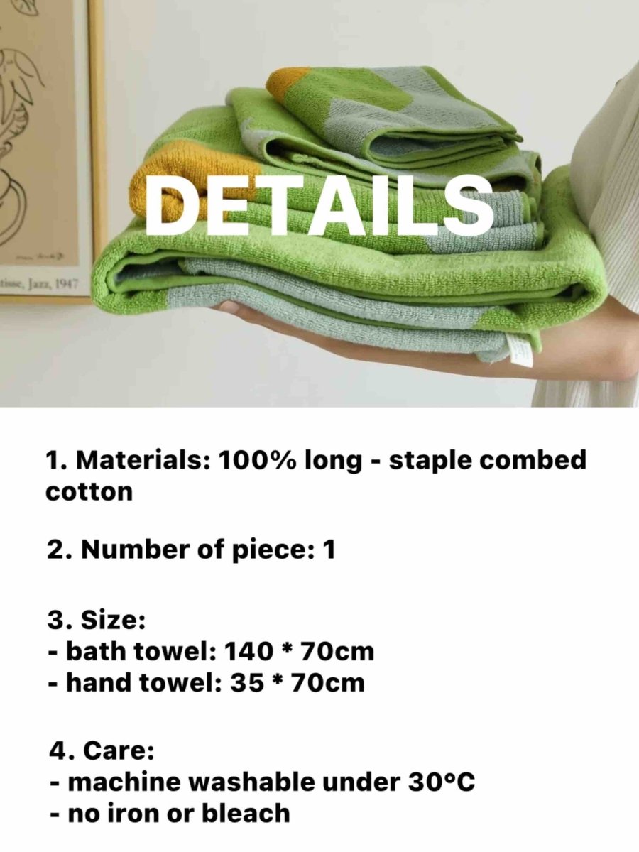 Cute Whimsical Sunflower Bath Towel - Ultra Soft & Absorbent Staple