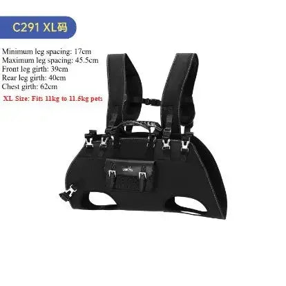 Dog Backpack Carrier for Dogs,Dog Lift Harness,Adjustable Padded Breathable Straps for Dogs, Disabled, Joint Injuries, Arthritis