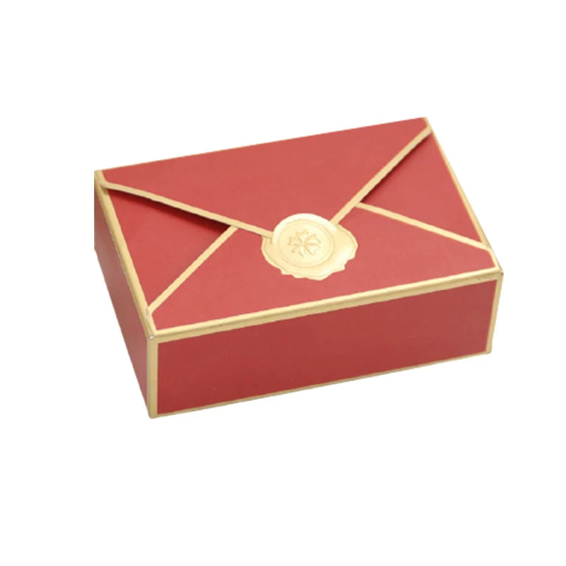 50Pcs Envelope Shape Candy Box Chocolate Gift Box Packaging for Guests Baby Shower Wedding Favor Gift Treat Boxes Party Decor