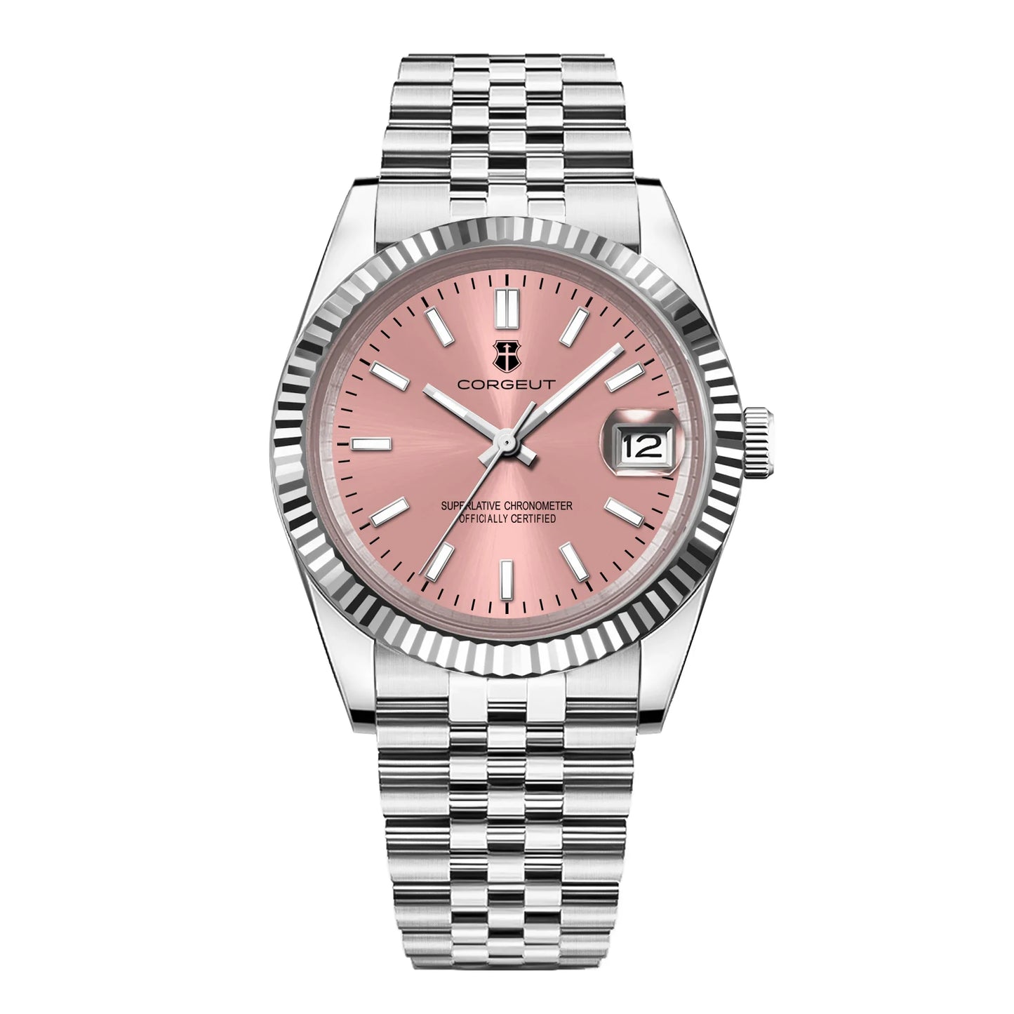 36/39mmCustom Logo  Watches Men's Luxury Automatic Mechanical Wristwatch Sapphire Glass Stainless Steel Waterproof Watch