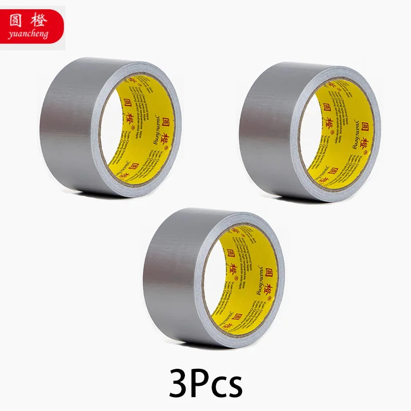45mm Adhesive Fabric Duct Tape heavy duty, Carpet Waterproof Tape,,Silver Tape decorative, automotive fabric tape 10Meter