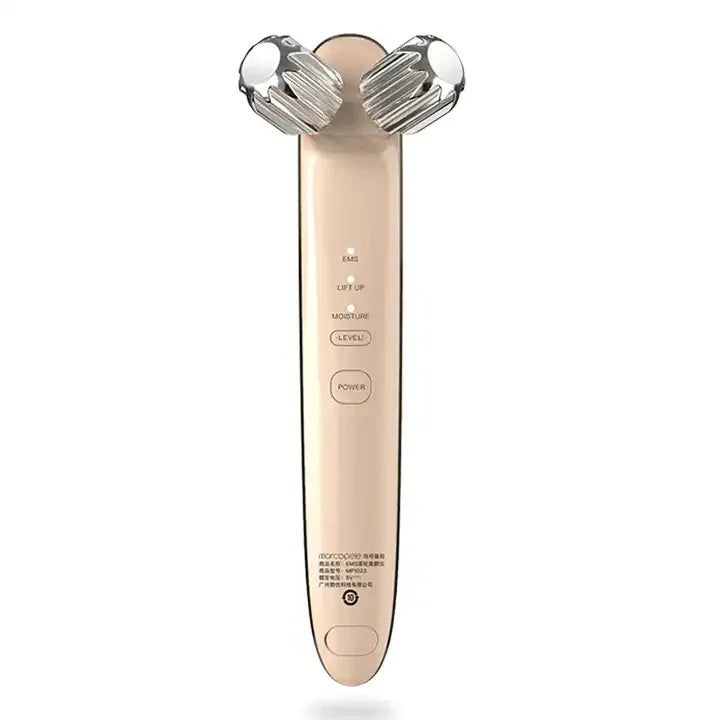 Lifting facial massage vibration roller tightening V-face slimming instrument