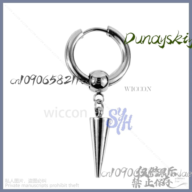 Saja Boy Mystery Huntrix KPop Demon Hunters Cosplay Purple-gray Synthetic Short Straight Hair Wigs Curling Accessories Halloween