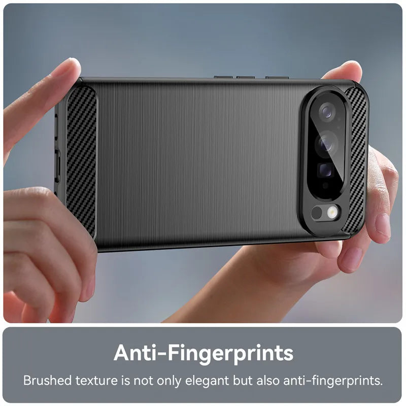 For Google Pixel 10 Pro XL Case Google Pixel 10 Pro XL 5G Cover Shockproof Luxury Silicone Brushed TPU Protective Phone Cover