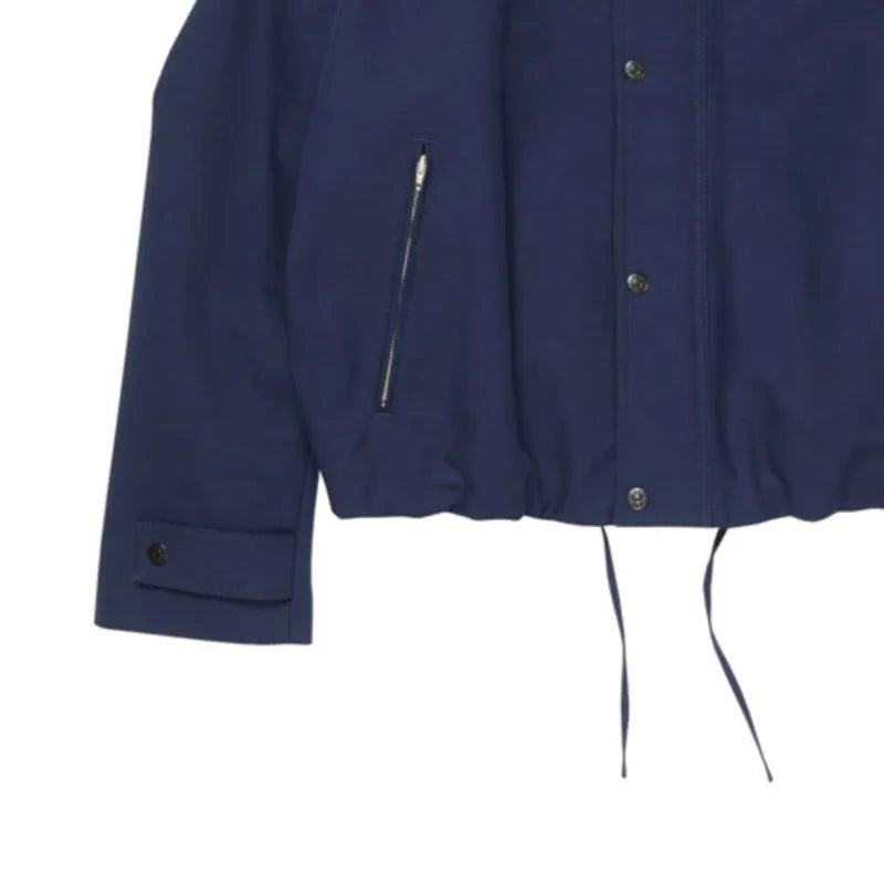 HKSH Spring Autumn New Man Tide Short Wide Fit Black Sheepskin Collar Safari Style Short Jacket Patchwork Chic Ins Coats HK11188