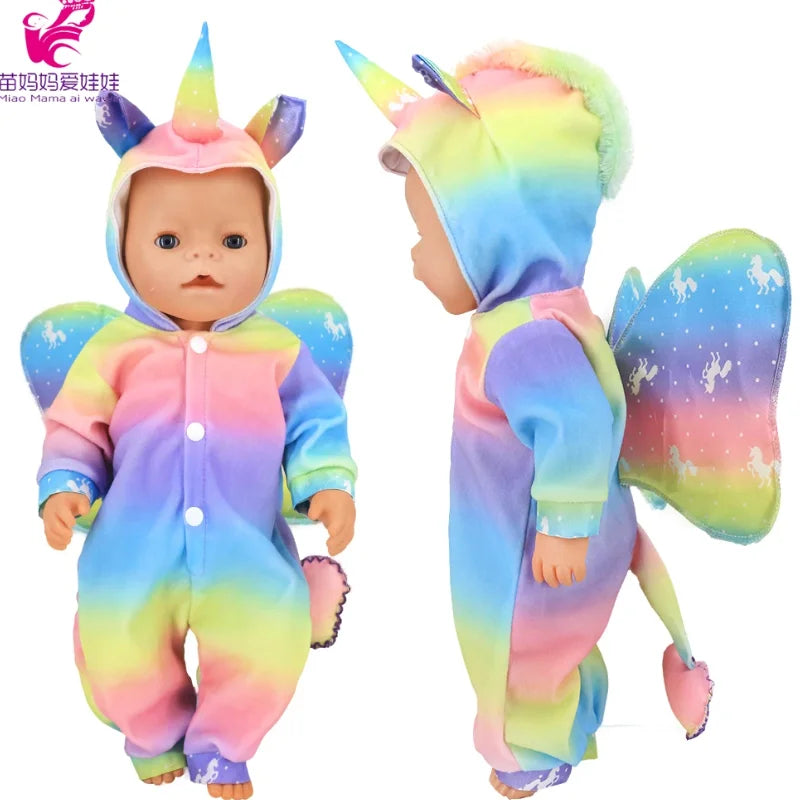 40 Cm Baby Doll Clothes Pants Set for 17 Inch Reborn Doll Out Clothing Toys Outwear Accessories