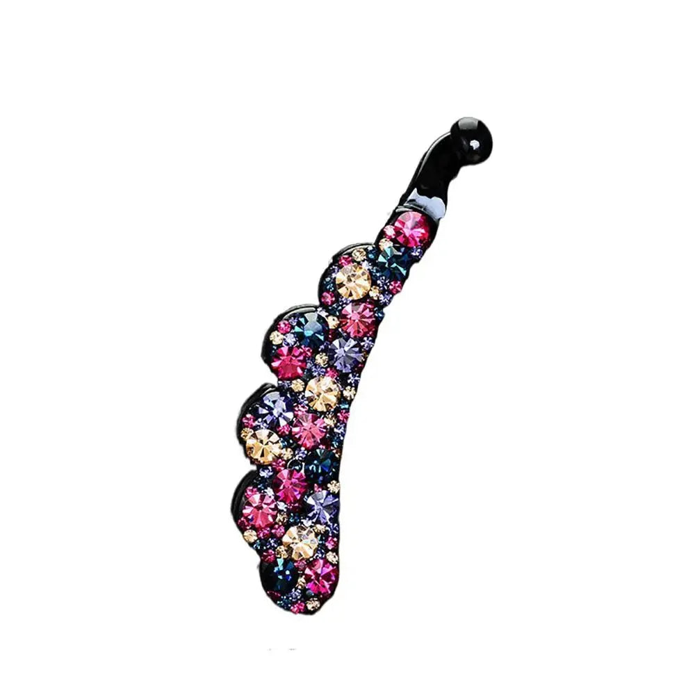 Simple Hair Claw For Girl Headdress Diamond For Women Hair Accessories Banana Clip Korean Style Hair Clip Ponytail Holder