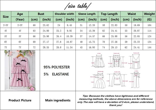 2025 KIds Dress Girl Clothes Pink Spotted Bow Tie Party Children Dresses Autumn Long Sleeve Rural Retro Girls Dress 2-7 Yrs