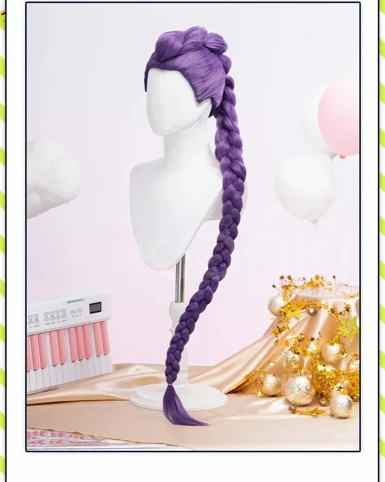 2026 New Rumi Mira Zoey Cosplay Wig KPOP  Hunters Cosplay KPOP Huntrix Women Rumi Cosplay 120cm Long Hair Nails Zo