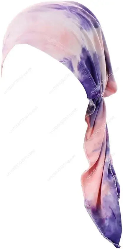 Pre-Tied Bandana Turban Hat Chemo Cancer Headscarf Headwraps Headwear for Women Hair Cover Hat