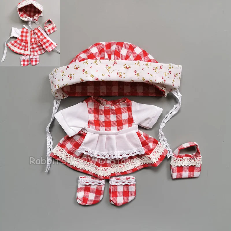 1PC Lovely Maid Outfit Suit Dress Clothes for 25cm Mellchan Baby Doll Accessories Fit 1/6 BJD Doll Girls DIY Gifts