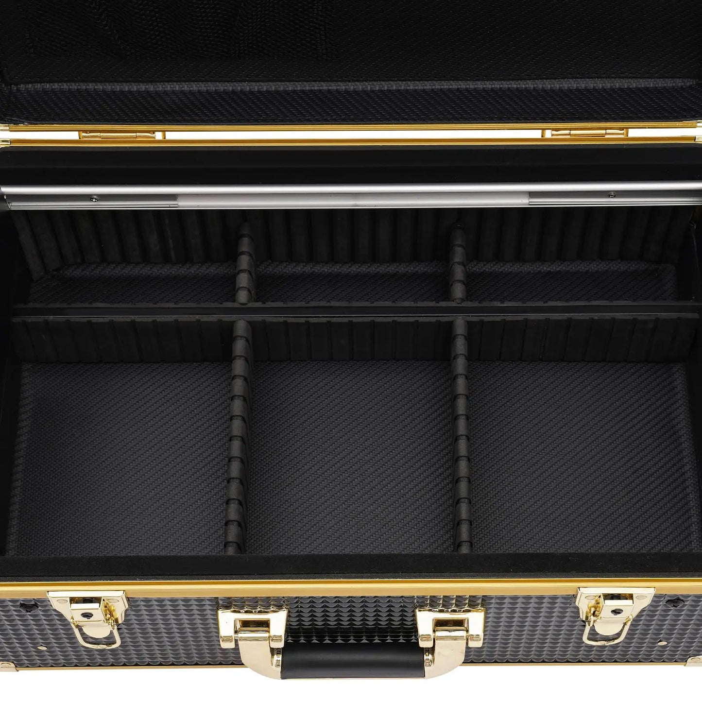 Cncest Beauty Salon Barber Case,Hair Stylist Tool Kits Organizer,Professional Barber Travel Carry Case for Hair Scissors Tools H