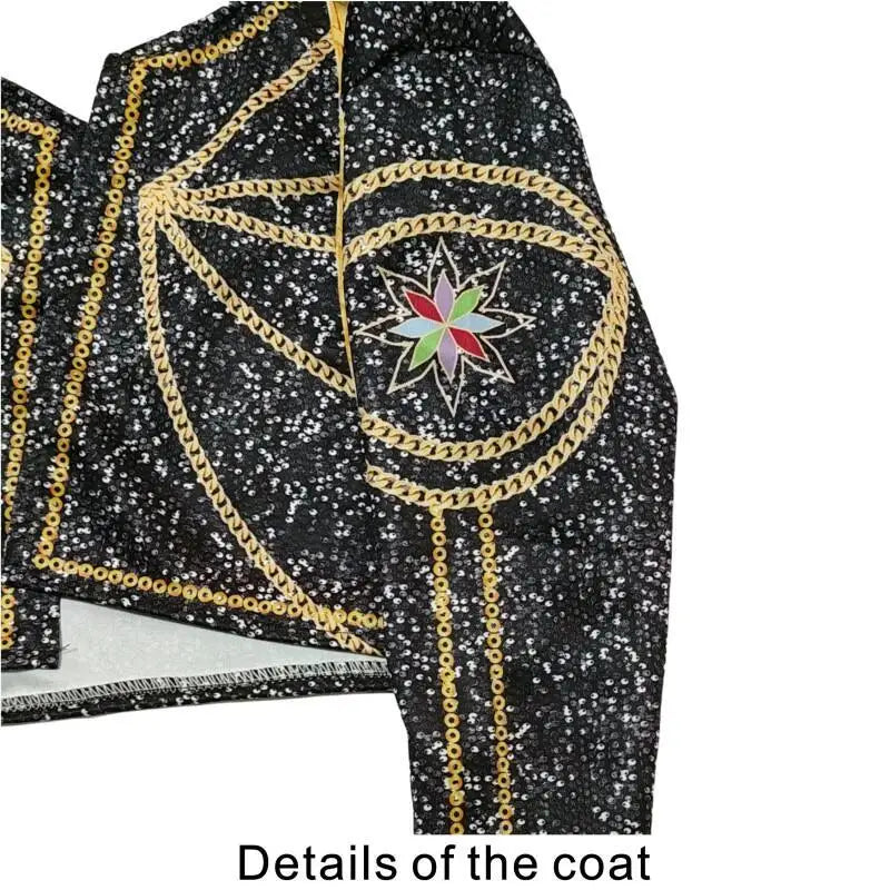 Rumi Demon Hunters Black White Cosplay Costume Halloween Stage Girl K-Pop Group Idol Vest Coat Shorts 3-piece Uniform Outfit