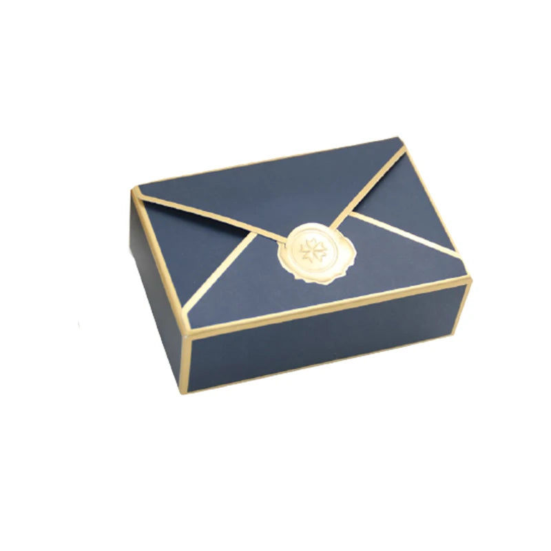 50Pcs Envelope Shape Candy Box Chocolate Gift Box Packaging for Guests Baby Shower Wedding Favor Gift Treat Boxes Party Decor