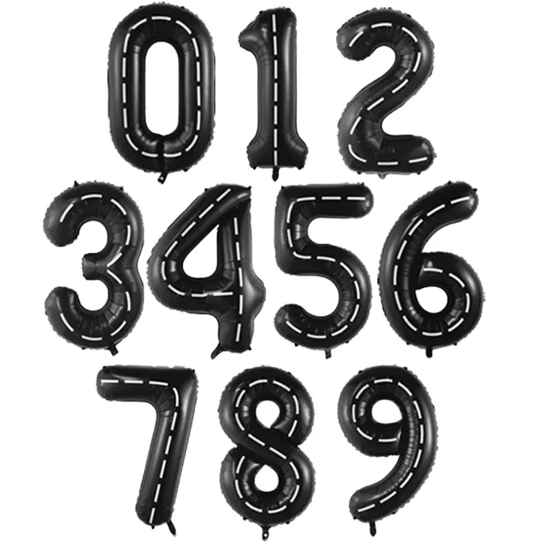 50pcs 40Inch Birthday Balloons Foil Helium Number Balloon 0-9 Birthday Wedding Party Decoration Baby Shower Figures Air Globos