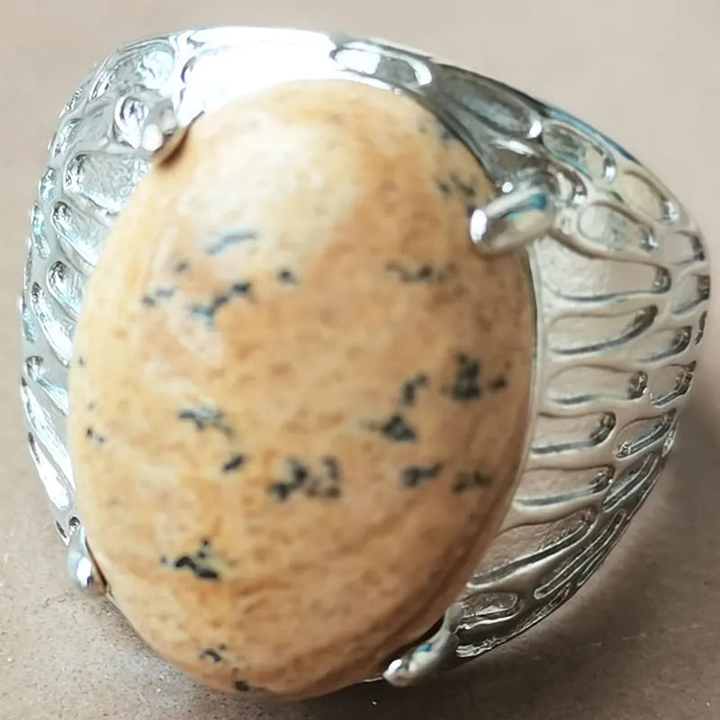 Beautiful jewelry  Malachite Bead Ring  PWB1193