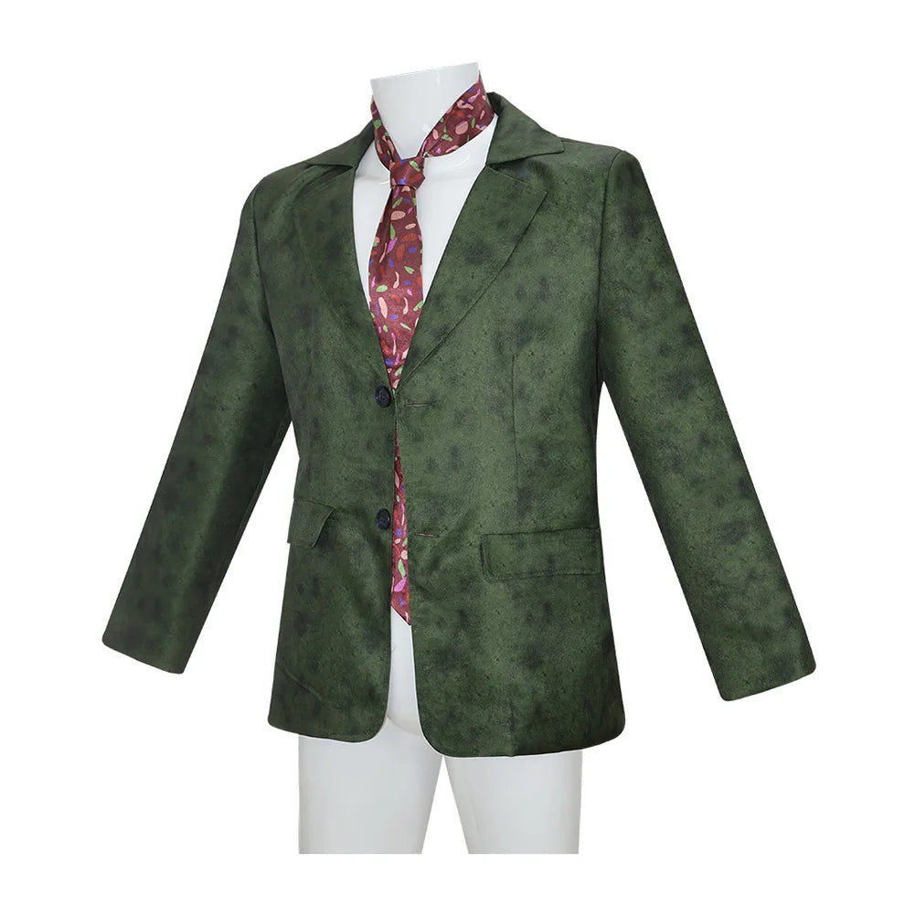 Harrier Du Bois Cosplay Coat Tie Disco Costume Game Elysium Adult Men Disguise Necktie Outfits Halloween Carnival Party Suit