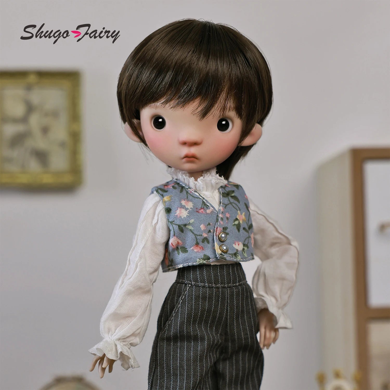 ShugaFairy Peaches 1/6 Bjd Dolls 30cm Pii Body Russian Retro Literary Style Girl Ootd Cute Fullset Joint Bjd Clothes Bjd Fairy