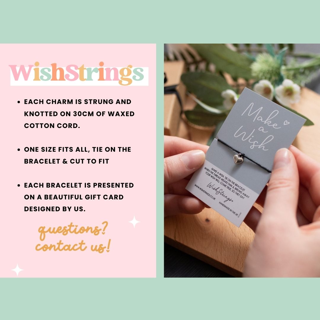 WishStrings ‘I Love You to the Moon and Back’ Wish Bracelet | Romantic