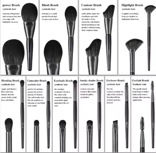 BEILI Low MOQ Ship Fast Custom High Quality Make Up Brushes Wholesale