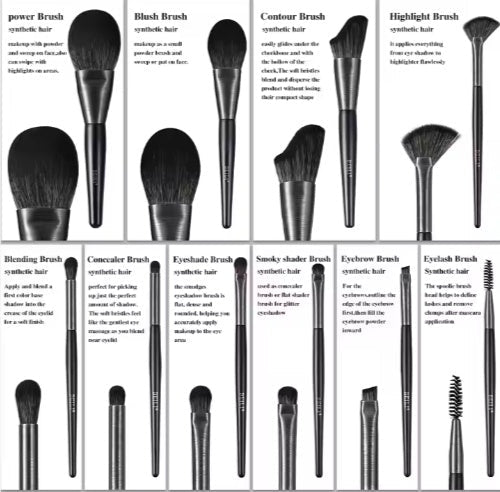 BEILI Low MOQ Ship Fast Custom High Quality Make Up Brushes Wholesale